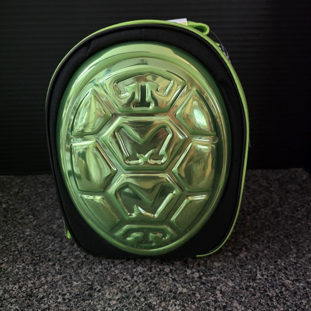 Teenage Mutant Ninja Turtles Hard Shell Insulated Lunch Box NWT Green TMNT